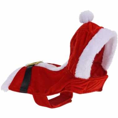 Kerstkleding jasje voor kleine katten/poezen 34 cm