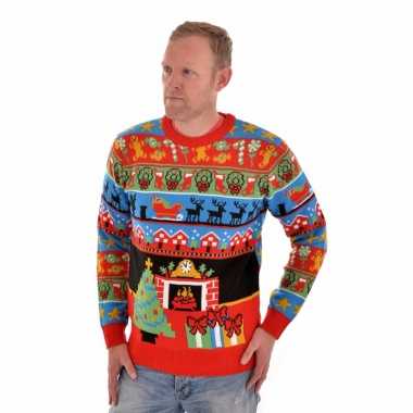 Kersttrui the night before christmas voor mannen