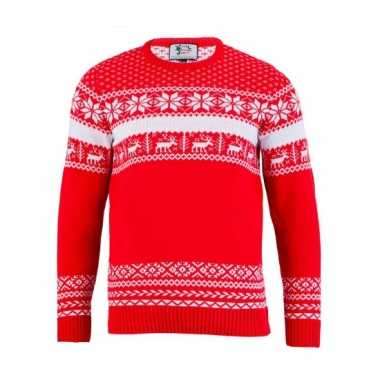Kersttrui the red nordic voor heren