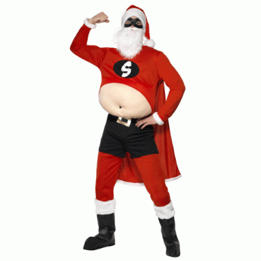 Super kerstman kerstkleding