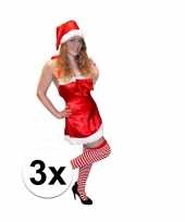 3x santa run kerstjurkje voor dames