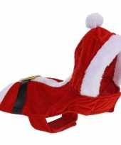 Kerstkleding jasje voor kleine honden hondjes 34 cm