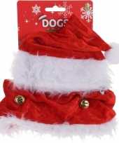 Kerstkleding voor honden kerstmuts met halsband